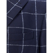 Malo Blue Wool Blazer