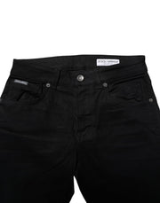 Dolce & Gabbana Black Cotton Skinny Denim Jeans
