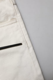 Dolce & Gabbana White Cotton Skinny Men Denim Jeans