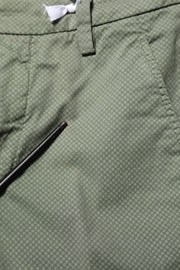 Dondup Green Mid Waist Skinny Fit Casual Pants