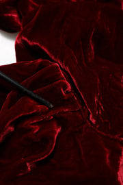 Dolce & Gabbana Red Viscose DG Logo Mid Waist Pants