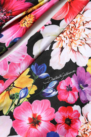 Dolce & Gabbana Multicolor Floral High Waist Leggings Pants
