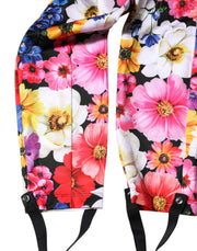 Dolce & Gabbana Multicolor Floral High Waist Leggings Pants