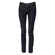 Dolce & Gabbana Blue Skinny Cotton Mid Waisted Denim Jeans