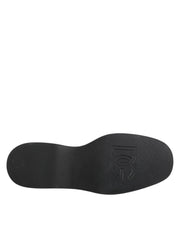 Dolce & Gabbana Red Leopard Derby Formal Men Dress Shoes