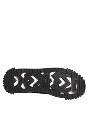 Dolce & Gabbana Black Logo Lace Up Low Top NS1 Sneakers Shoes