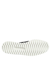 Dolce & Gabbana Black Slip On Printed Men Loafers Shoes