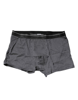 Dolce & Gabbana Gray Printed Cotton Boxer Short Underwear