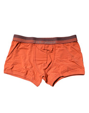 Dolce & Gabbana Orange Cotton Regular Boxer Brief Underwear