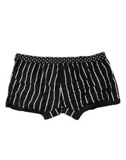 Dolce & Gabbana Black White Striped Regular Boxer Underwear