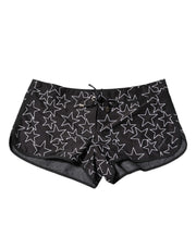 Dolce & Gabbana Black Star Print Beachwear Shorts Swimwear