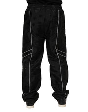Dolce & Gabbana Black Cotton Straight Jogger Sweatpants Pants