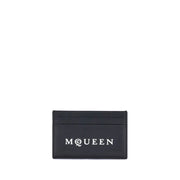 Alexander McQueen Black Calf Leather Bos Taurus Wallet