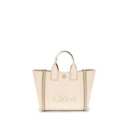 Chloé Beige Cotton Handbag