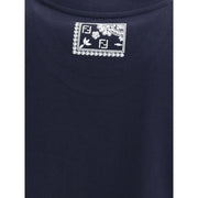 Fendi Blue Cotton T-Shirt