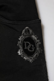 Dolce & Gabbana Black Cotton Skinny Men Denim Jeans