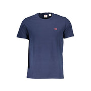 Levi's Blu Cotton Men T-Shirt