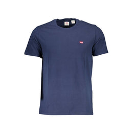 Levi's Blu Cotton Men T-Shirt