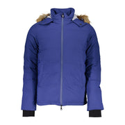 Marciano by Guess Blue Elastane Jackets & Coat