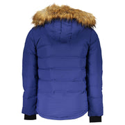 Marciano by Guess Blue Elastane Jackets & Coat