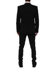 Dolce & Gabbana Black MARTINI Single Breasted 2 Piece Suit
