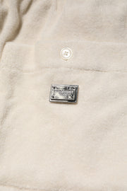 Dolce & Gabbana Ivory Cotton Men Bermuda Sweatshorts Shorts