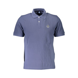 North Sails Blue Cotton Polo Shirt