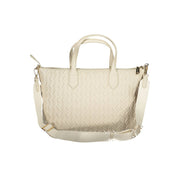 Mario Valentino White Polyethylene Handbag