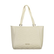 Mario Valentino Beige Polyethylene Handbag