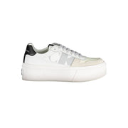 Calvin Klein White Polyester Sneaker