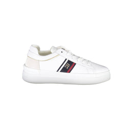Tommy Hilfiger White Polyester Sneaker