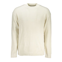 Calvin Klein White Cotton Sweater