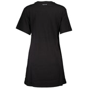 Cavalli Class Black Cotton Dress