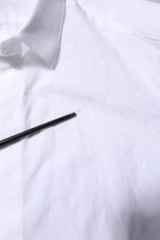 Dolce & Gabbana White Cotton GOLD Dress Formal Shirt