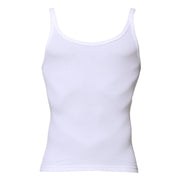 Dolce & Gabbana White Sleeveless Round Neck Men Tank T-shirt