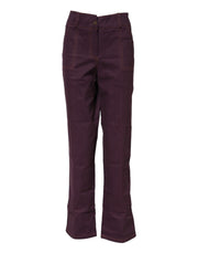 BENCIVENGA Purple High Waisted Tapered Pants