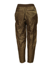 Dsquared² Brown Mid Waisted Women Sweatpants Pants