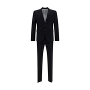 Dsquared² Black Fleece Wool Two-Piece Suit
