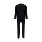 Dsquared² Black Fleece Wool Two-Piece Suit