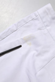 Dolce & Gabbana White Cotton Stretch Mid Waist Jeans