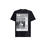 Moschino Black Cotton T-Shirt
