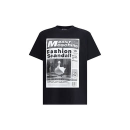 Moschino Black Cotton T-Shirt