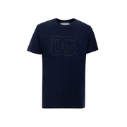 Dolce & Gabbana Blue Cotton T-Shirt