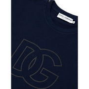 Dolce & Gabbana Blue Cotton T-Shirt