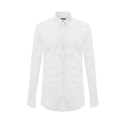 Dolce & Gabbana White Cotton Dress Shirt