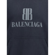 Balenciaga Black Cotton Sweatshirt