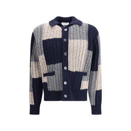 Thom Browne Multicolor Wool Cardigan