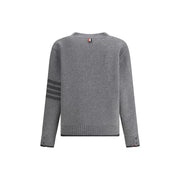 Thom Browne Gray Merino Wool Cardigan