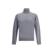 Dsquared² Gray Fleece Wool Turtleneck