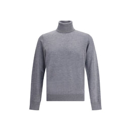 Dsquared² Gray Fleece Wool Turtleneck